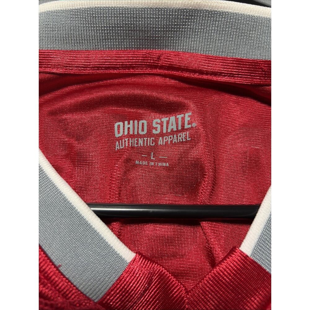 Ohio State Authentic Apparel Jersey Large Designed In Columbus Tag - Picture 5 of 6